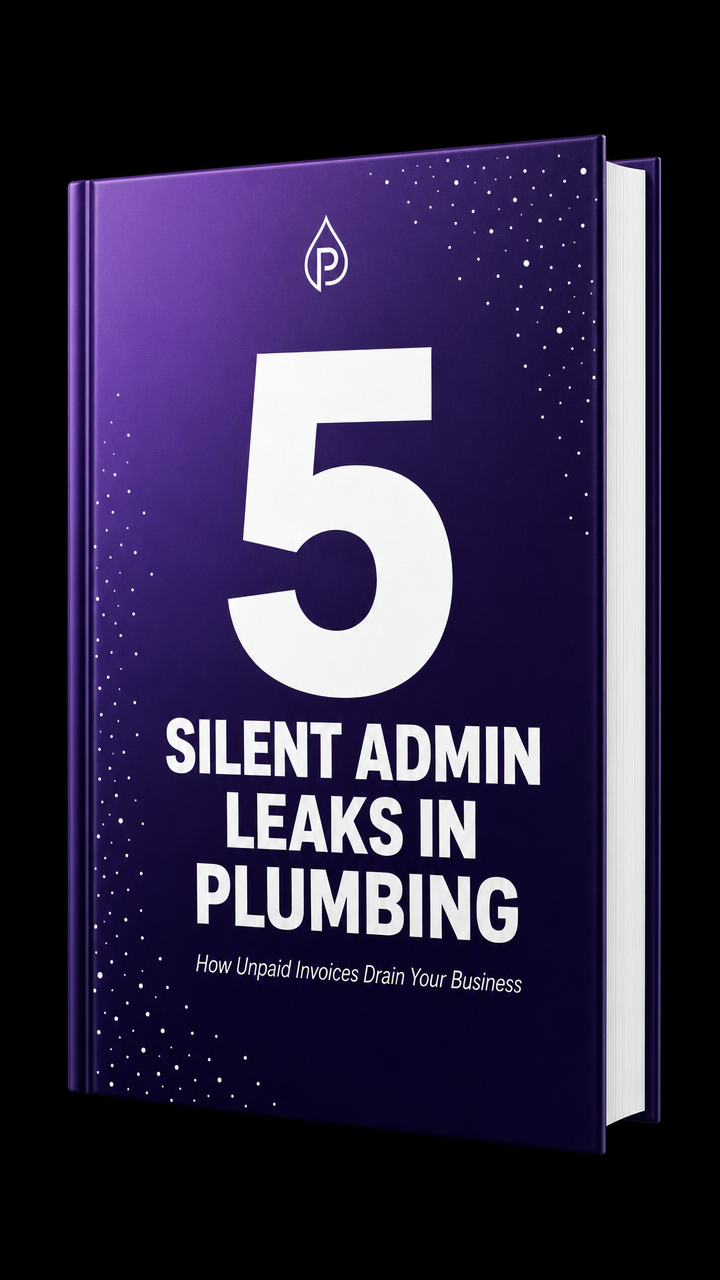The 5 Silent Admin Leaks in Plumbing ebook cover